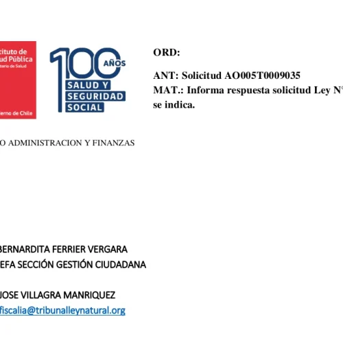 Solicitud nºAO005T0009035: Se solicita Informes de Inmunización